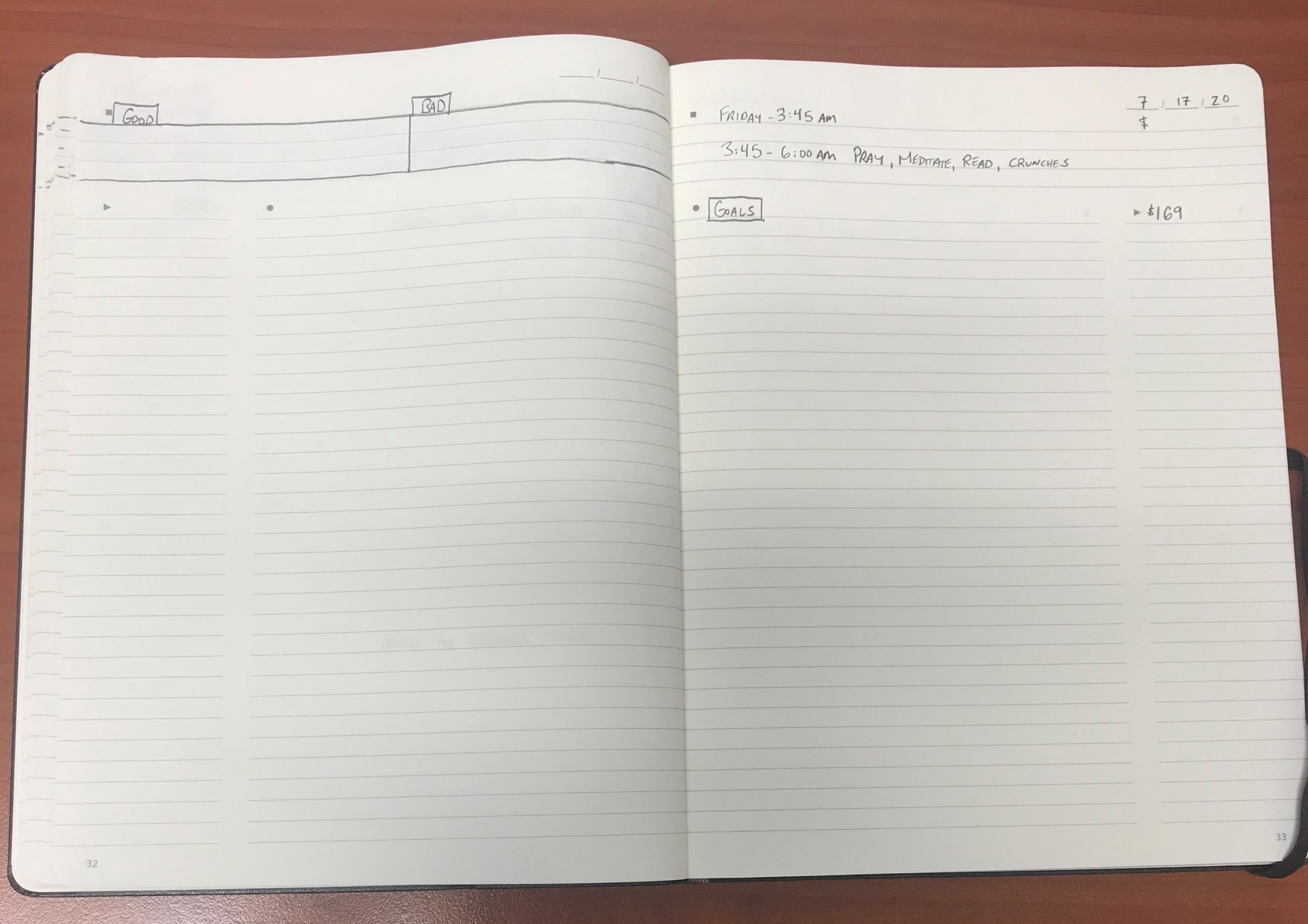 Daily Routine- My Journal Template