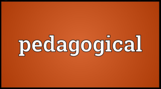 Word of the Day: Pedagogical