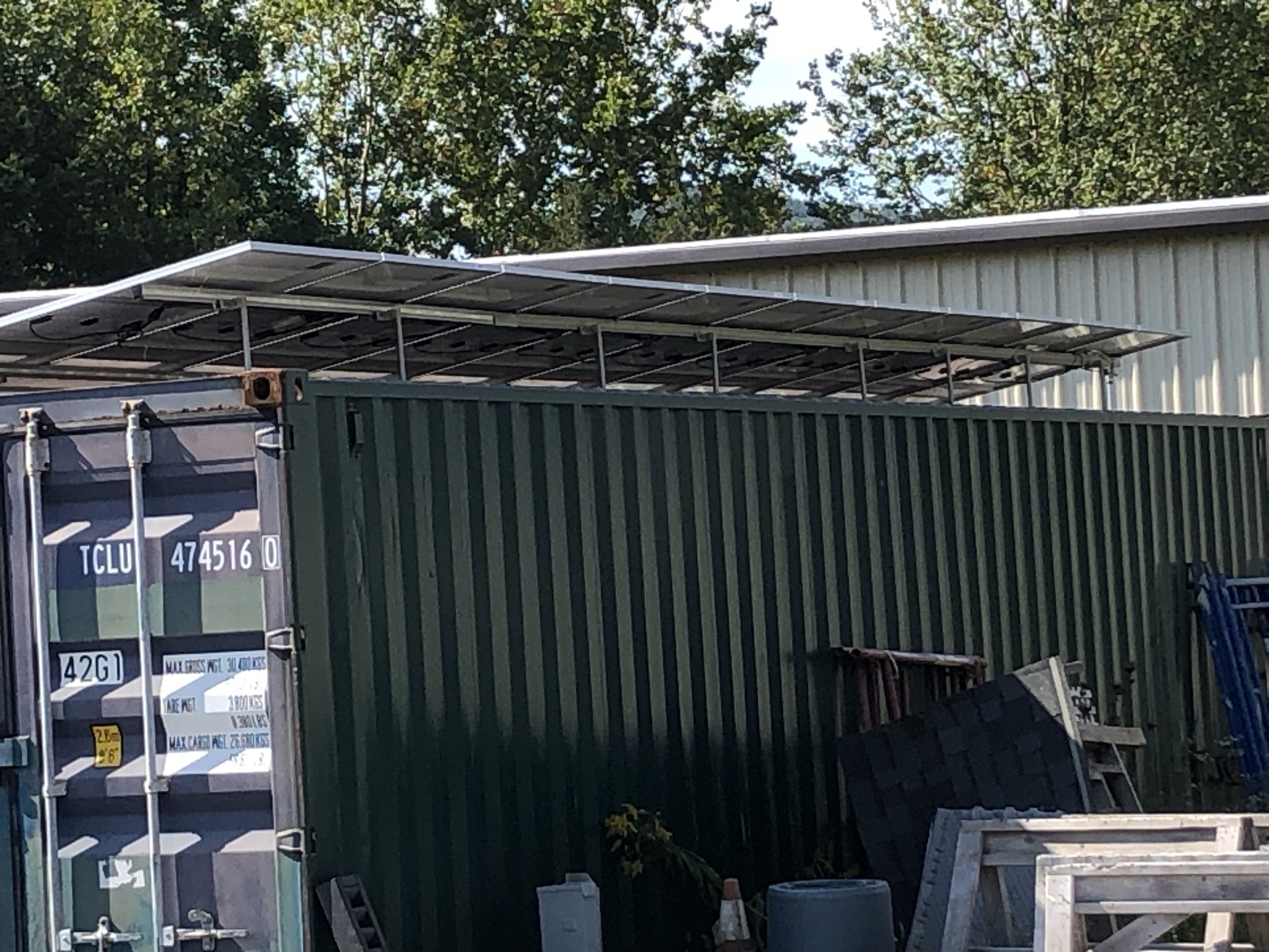 Solar Shipping Containers Spotted in West Virginia