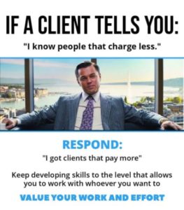If a client tells you….