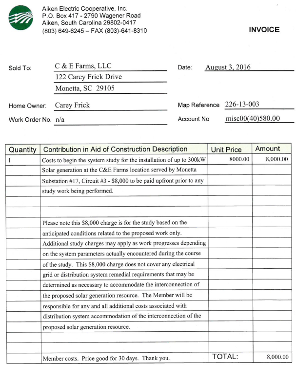 Trying to Install on Chicken Houses in a Electric Cooperative