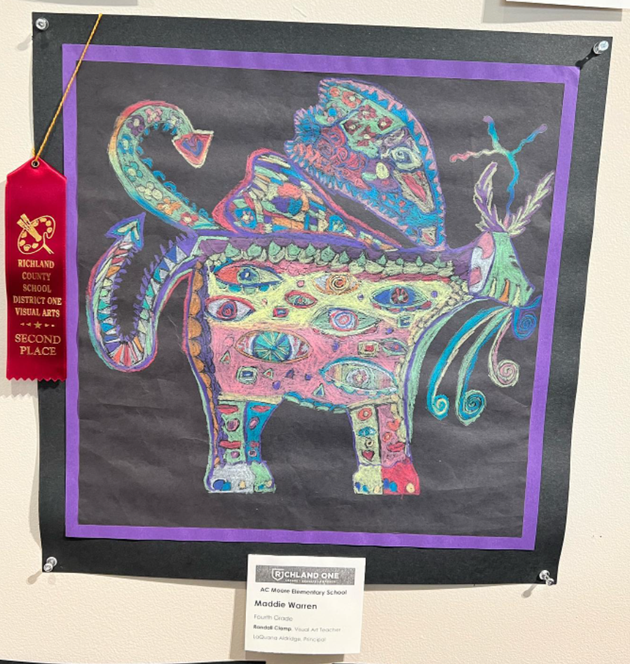 Maddie’s 4th Grade Art Award – 2nd Place