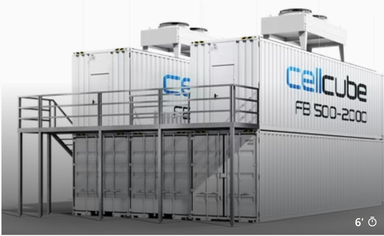 Vanadium Flow Batteries Could Leapfrog Over Pumped Hydro For Long Duration Energy Storage