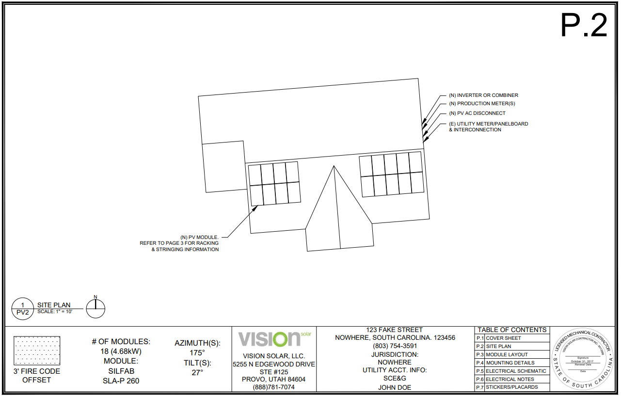 CAD Solar design to use as an example