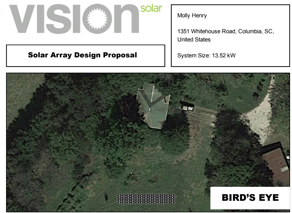 Molly Henry’s 101% Offset Groundmount 13.52kW system