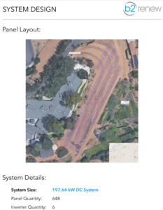 Palm Terrace Care Center – Sample Solar Proposal sent to me by Vision Solar