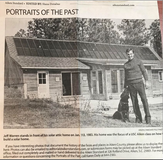 Dad & His Solar House in Aikin “Roots and Wings”