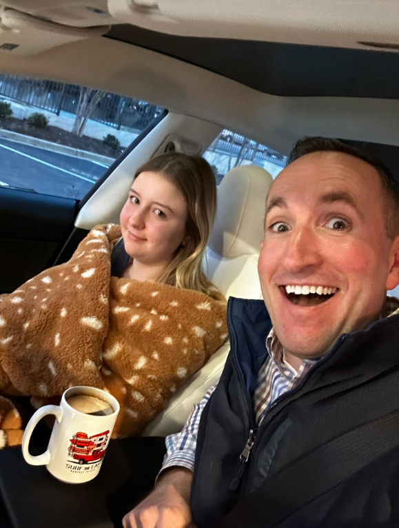 Daddy Daughter Dates in the Morning to Chickfila or Starbees!